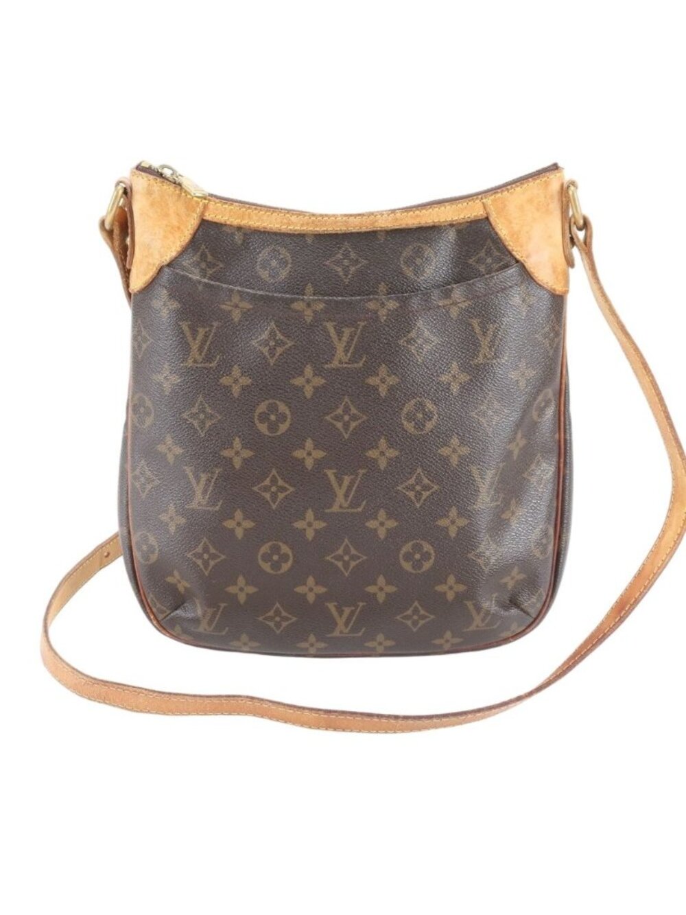 Louis Vuitton Monogram Odeon PM Leather Shoulder Bag Crossbody Eie